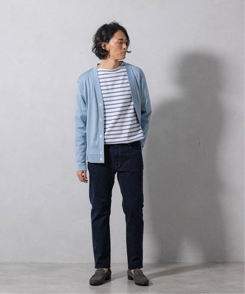 EDIFICE（エディフィス）の「シルキー コットン カーディガン（カーディガン/ボレロ・メンズ・サックスブルー/ホワイト/ベージュ/オレンジ/チャコールグレー/ブラック/ネイビー・LARGE/MEDIUM/SMALL）」の10枚目の写真