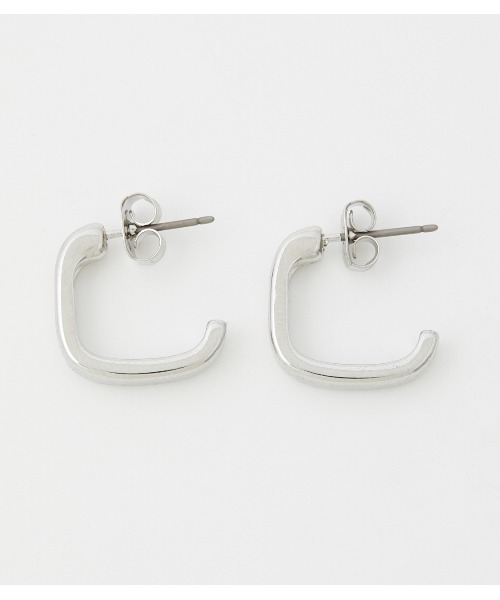 AZUL by moussy(アズールバイマウジー)の「SQUARE MINI EARRINGS/スクエアミニピアス(ピアス(両耳用)・レディース・ゴールド系その他/シルバー・FREE)」の1枚目の写真
