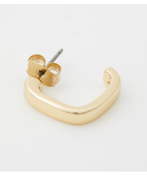 AZUL by moussy(アズールバイマウジー)の「SQUARE MINI EARRINGS/スクエアミニピアス(ピアス(両耳用)・レディース・ゴールド系その他/シルバー・FREE)」の5枚目の写真