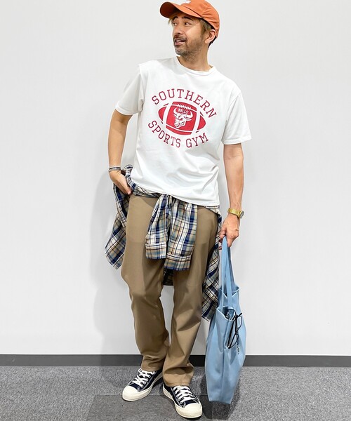 THE SHOP TK (ザ ショップ ティーケー )の「◆マウントネルチェックシャツ(シャツ/ブラウス・メンズ・ベージュ系1/ダークグリーン系1/ブラック系1・04/02/03)」の4枚目の写真