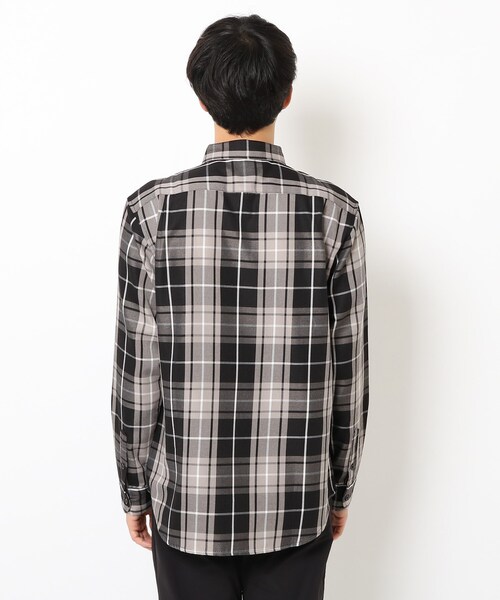 THE SHOP TK (ザ ショップ ティーケー )の「◆マウントネルチェックシャツ(シャツ/ブラウス・メンズ・ベージュ系1/ダークグリーン系1/ブラック系1・04/02/03)」の7枚目の写真