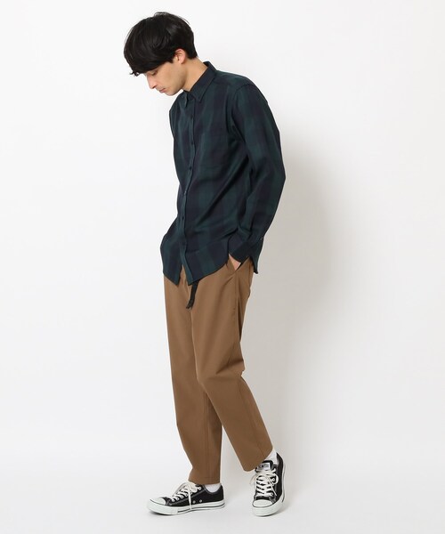 THE SHOP TK (ザ ショップ ティーケー )の「◆マウントネルチェックシャツ(シャツ/ブラウス・メンズ・ベージュ系1/ダークグリーン系1/ブラック系1・04/02/03)」の16枚目の写真