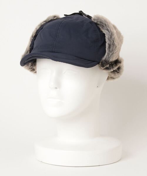 Basiquenti（ベーシックエンティ）の「【Basiquenti】Nylon Ripstop Flap Cap BCL-N90468（キャップ・メンズ・ブラック/オリーブ/ネイビー/パープル・FREE）」の8枚目の写真
