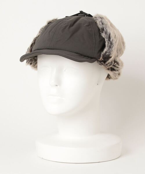 Basiquenti（ベーシックエンティ）の「【Basiquenti】Nylon Ripstop Flap Cap BCL-N90468（キャップ・メンズ・ブラック/オリーブ/ネイビー/パープル・FREE）」の9枚目の写真