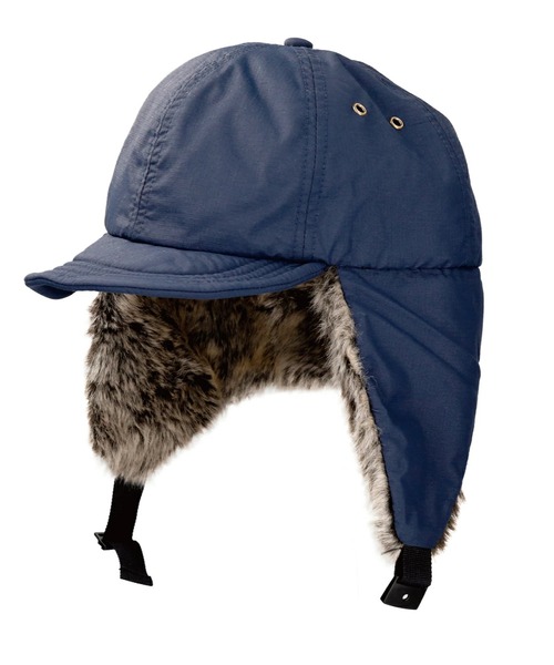 Basiquenti（ベーシックエンティ）の「【Basiquenti】Nylon Ripstop Flap Cap BCL-N90468（キャップ・メンズ・ブラック/オリーブ/ネイビー/パープル・FREE）」の6枚目の写真