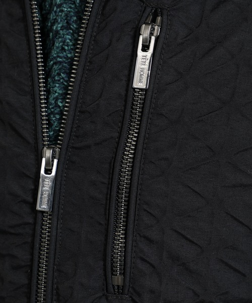 TETE HOMME（テットオム）の「ディポックスタンドカラーダウンブルゾン（ダウンジャケット/コート・メンズ・ブラック・LARGE/X-LARGE/MEDIUM）」の9枚目の写真