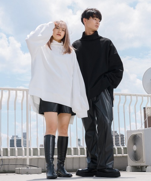 MOUN TEN. ハイネックスウェット L&B(エルアンドビー) / 【MOUN TEN.】ハイネックスウェット