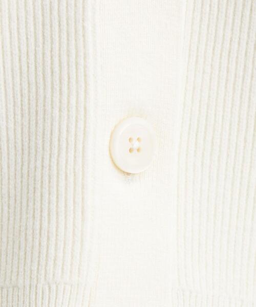 green label relaxing（グリーンレーベルリラクシング）の「リブ カーディガン + スカート セット -ウォッシャブル-（ワンピース・レディース・オフホワイト/ネイビー/モカ・FREE）」の19枚目の写真