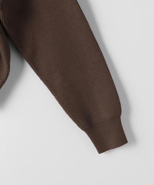 green label relaxing（グリーンレーベルリラクシング）の「リブ カーディガン + スカート セット -ウォッシャブル-（ワンピース・レディース・オフホワイト/ネイビー/モカ・FREE）」の16枚目の写真