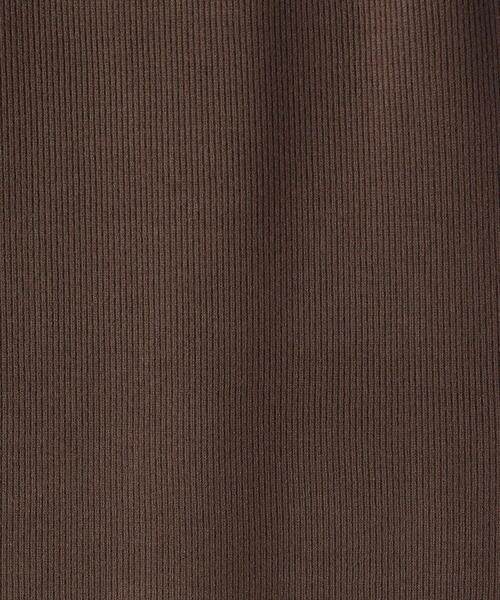 green label relaxing（グリーンレーベルリラクシング）の「リブ カーディガン + スカート セット -ウォッシャブル-（ワンピース・レディース・オフホワイト/ネイビー/モカ・FREE）」の17枚目の写真