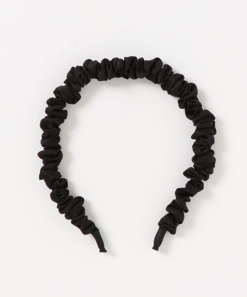 mysty woman（ミスティウーマン）の「クシュクシュサテンカチューシャ 236673（カチューシャ・レディース・ブラック/モカ/ベージュ・FREE）」の7枚目の写真