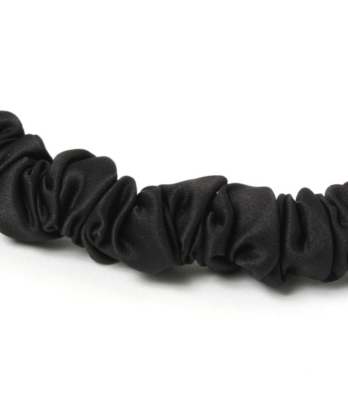 mysty woman（ミスティウーマン）の「クシュクシュサテンカチューシャ 236673（カチューシャ・レディース・ブラック/モカ/ベージュ・FREE）」の8枚目の写真