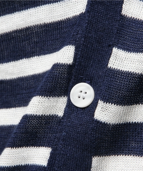 WEGO（ウィゴー）の「WEGO/フレンチリネンカーディガン（カーディガン/ボレロ・メンズ・杢グレー/ネイビー/ブルー/レッド・MEDIUM/LARGE）」の10枚目の写真