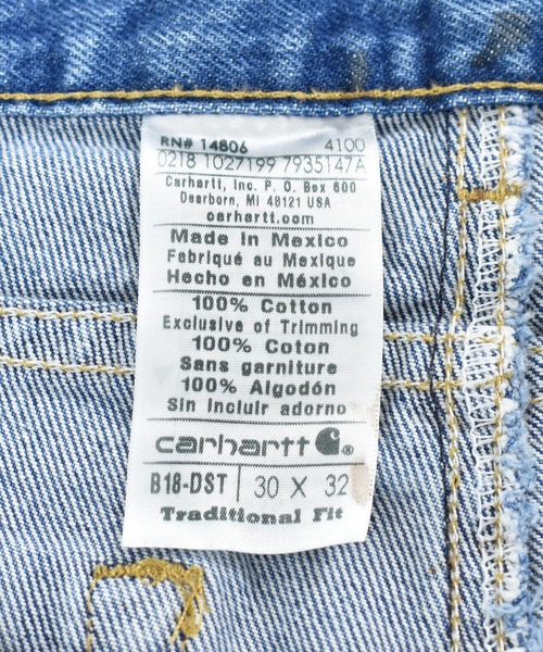 Carhartt(カーハート)の「【ヴィンテージ古着】Carhartt/カーハート デニムパンツ(デニムパンツ・メンズ・ブルー・30)」の8枚目の写真