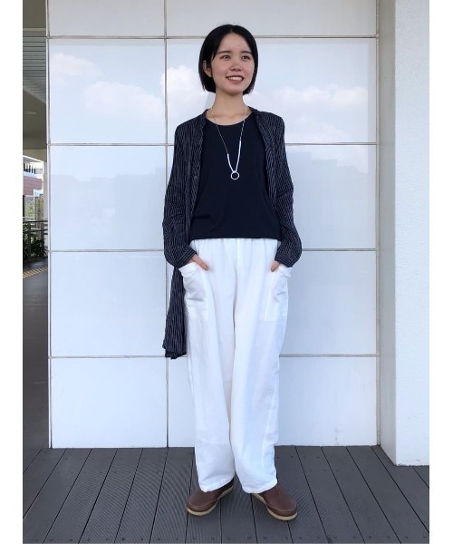 Plantation（プランテーション）の「(S)オブジェアクセサリー（ネックレス・レディース・ホワイト/ネイビー・FREE）」の5枚目の写真