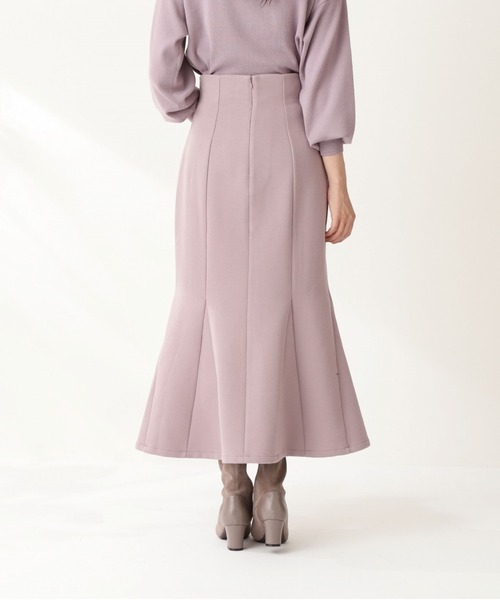 PROPORTION BODY DRESSING(プロポーションボディドレッシング)の「ダンボールニットマーメイドスカート / 1211220510(スカート・レディース・ピンク/ブラウン・MEDIUM/SMALL)」の5枚目の写真