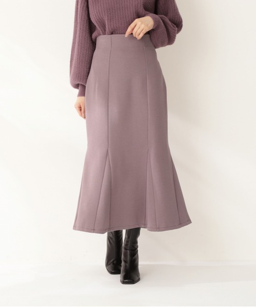PROPORTION BODY DRESSING(プロポーションボディドレッシング)の「ダンボールニットマーメイドスカート / 1211220510(スカート・レディース・ピンク/ブラウン・MEDIUM/SMALL)」の7枚目の写真