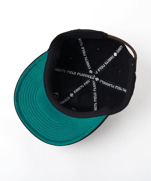EBBETS FIELD FLANNEL（エベッツフィールドフランネル）の「【別注】 ＜EBBETS FIELD FLANNELS＞ LA CAP/キャップ（キャップ・メンズ・ブラック・FREE）」の7枚目の写真