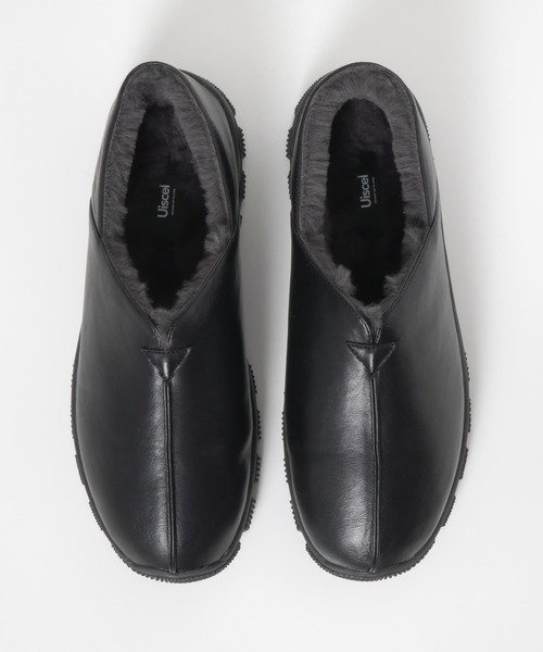 Uiscel（ユイセル）の「Uiscel　フェイクレザースリッポン（スリッポン・メンズ・ブラック・SMALL/MEDIUM/LARGE）」の5枚目の写真