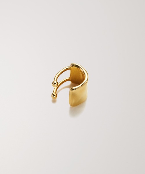 PAS TIERRA（パティエラ）の「-Luna- プチワイドイヤーカフ（イヤーカフ・レディース・シルバー/イエローゴールド・FREE）」の7枚目の写真