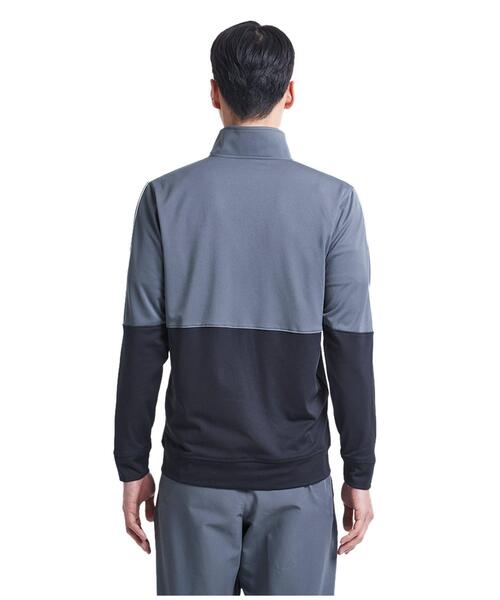 UNDER ARMOUR（アンダーアーマー）の「UAピケ トラックジャケット（トレーニング/メンズ）（その他アウター・メンズ・ネイビー×ホワイト/ブラック/グレー・S/XL/M/3XL/L/XXL）」の9枚目の写真
