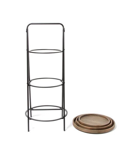 niko and（ニコアンド）の「オリジナルラウンド3段ラック（家具