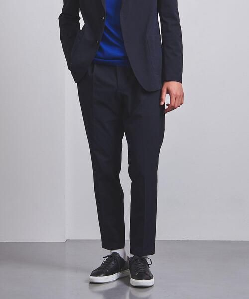 UNITED ARROWS（ユナイテッドアローズ）の「＜UNITED ARROWS "COZY"＞ ファンクション ドビー ハーフギャザー イージーパンツ（その他パンツ・メンズ・ネイビー/ダークグレー・S/M/L/XL）」の11枚目の写真