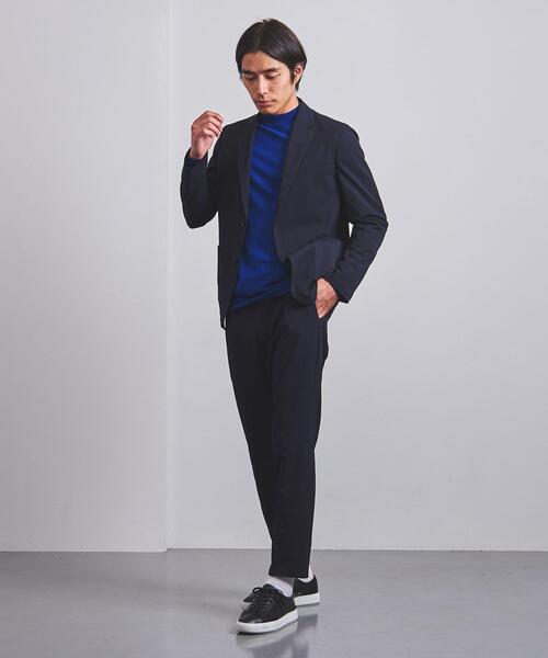 UNITED ARROWS（ユナイテッドアローズ）の「＜UNITED ARROWS "COZY"＞ ファンクション ドビー ハーフギャザー イージーパンツ（その他パンツ・メンズ・ネイビー/ダークグレー・S/M/L/XL）」の4枚目の写真