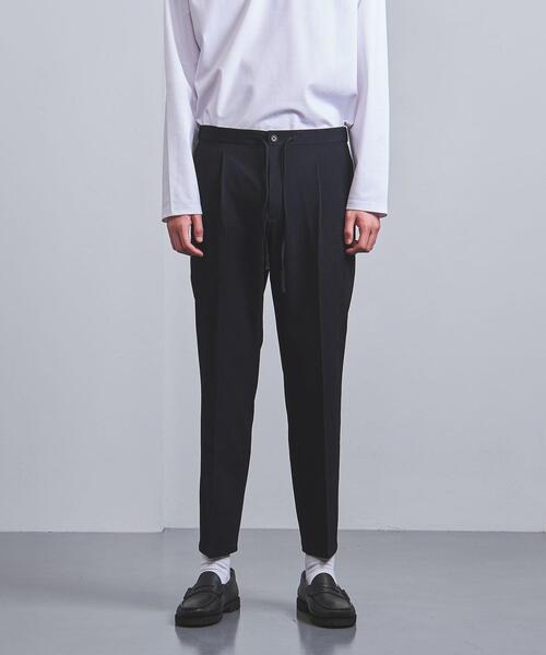 UNITED ARROWS（ユナイテッドアローズ）の「＜UNITED ARROWS "COZY"＞ ファンクション ドビー ハーフギャザー イージーパンツ（その他パンツ・メンズ・ネイビー/ダークグレー・S/M/L/XL）」の15枚目の写真