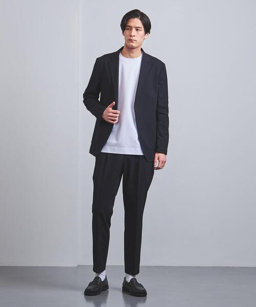 UNITED ARROWS（ユナイテッドアローズ）の「＜UNITED ARROWS "COZY"＞ ファンクション ドビー ハーフギャザー イージーパンツ（その他パンツ・メンズ・ネイビー/ダークグレー・S/M/L/XL）」の21枚目の写真