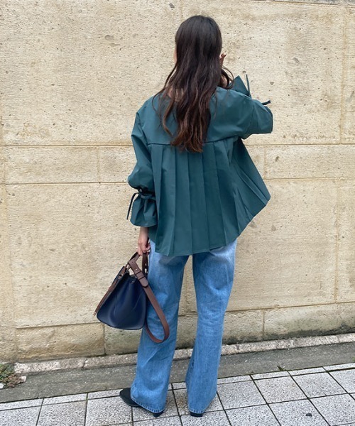 KOBE LETTUCE（コウベレタス）の「バックプリーツキャンディスリーブブラウス（シャツ/ブラウス・レディース・ブラック系その他/ブラック/グリーン/ベージュ/ピンク系その他/ホワイト系その他・FREE）」の10枚目の写真