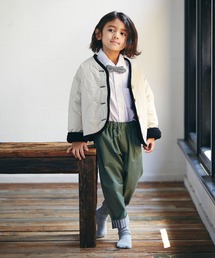 D.fesense | 裾裏ストライプテーパードパンツ(その他パンツ)