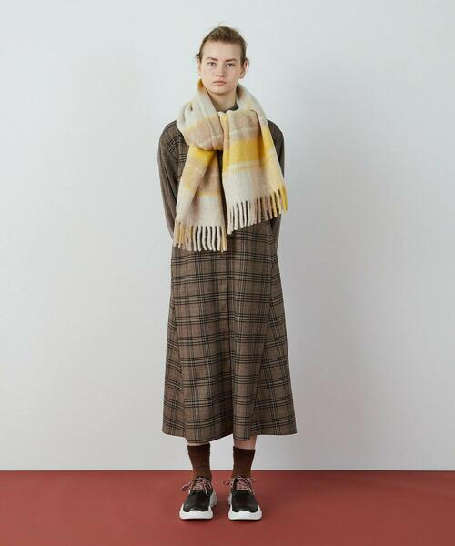 FRAPBOIS（フラボア）の「マフラー（マフラー・レディース・ブラック/ベージュ/イエロー・FREE）」の13枚目の写真