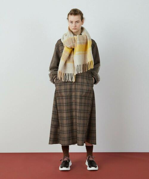 FRAPBOIS（フラボア）の「マフラー（マフラー・レディース・ブラック/ベージュ/イエロー・FREE）」の17枚目の写真