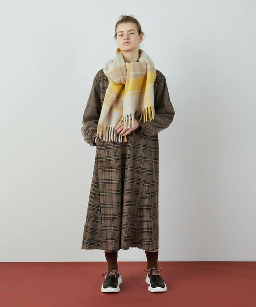 FRAPBOIS（フラボア）の「マフラー（マフラー・レディース・ブラック/ベージュ/イエロー・FREE）」の18枚目の写真