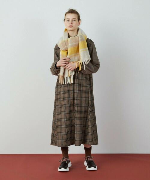 FRAPBOIS（フラボア）の「マフラー（マフラー・レディース・ブラック/ベージュ/イエロー・FREE）」の20枚目の写真