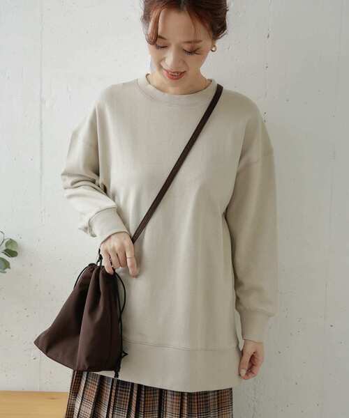 URBAN RESEARCH DOORS(アーバンリサーチドアーズ)の「クッション巾着バッグ(ショルダーバッグ・レディース・ブラック/ブラウン系その他/ベージュ系その他・ONE)」の6枚目の写真