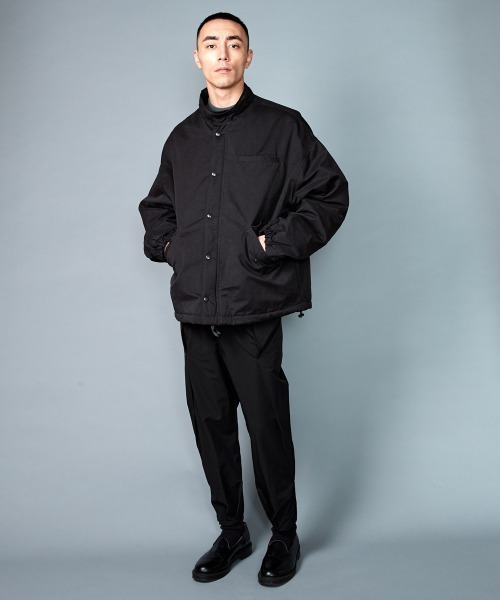 rehacer(レアセル)の「rehacer : Wide Short Military Blouson / ワイドショートミリタリージャケット(ミリタリージャケット・メンズ・ブラック/ネイビー・MEDIUM/LARGE/X-LARGE/SMALL)」の15枚目の写真