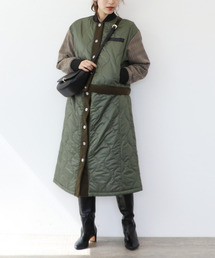 Three Four Time | チェックスリーブキルティング2WAYコート(その他アウター)