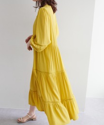 natural couture | はしごレース使い大人ティアードワンピース(ワンピース)