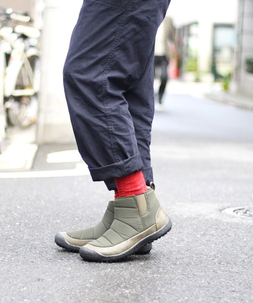 atmos pink（アトモスピンク）の「TOKYO☆CAMPGO アウトドア　ボア　サイドゴアブーツ / husky（ブーツ・メンズ・ネイビー/ブラック/カーキ・M/LL/S/L）」の9枚目の写真