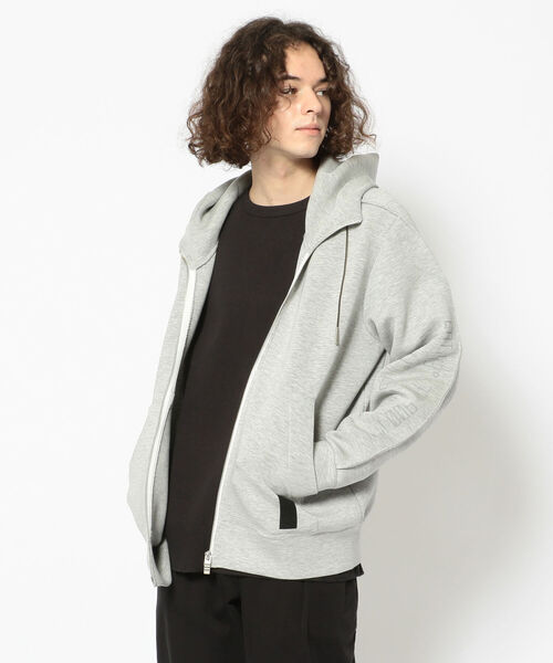 C DIEM(カルペディエム)の「C DIEM(カルペディエム) PRINTED ZIP HOODIE パーカー(MSC-21011)(パーカー・メンズ・ブラック/グレー・MEDIUM/LARGE/SMALL)」の1枚目の写真