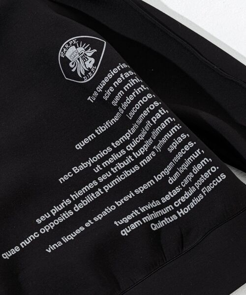 C DIEM(カルペディエム)の「C DIEM(カルペディエム) PRINTED ZIP HOODIE パーカー(MSC-21011)(パーカー・メンズ・ブラック/グレー・MEDIUM/LARGE/SMALL)」の7枚目の写真