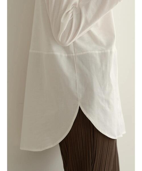 earth music&ecology（アースミュージックアンドエコロジー）の「SET２点バックスリットニット+シャツ風インナー＊（ニット/セーター・レディース・ブラック/アイボリー/モカ・FREE）」の19枚目の写真