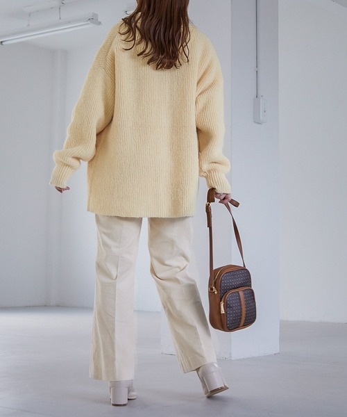 Heather(ヘザー)の「モヘアライク2Pセットニット 255601(ニット/セーター・レディース・ブラウン/イエロー/ブルー・FREE)」の7枚目の写真