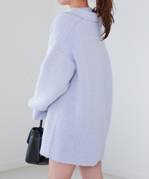 Heather(ヘザー)の「モヘアライク2Pセットニット 255601(ニット/セーター・レディース・ブラウン/イエロー/ブルー・FREE)」の12枚目の写真
