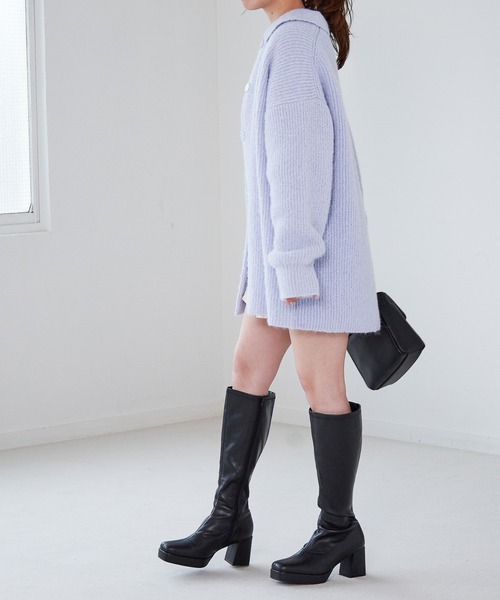 Heather(ヘザー)の「モヘアライク2Pセットニット 255601(ニット/セーター・レディース・ブラウン/イエロー/ブルー・FREE)」の14枚目の写真