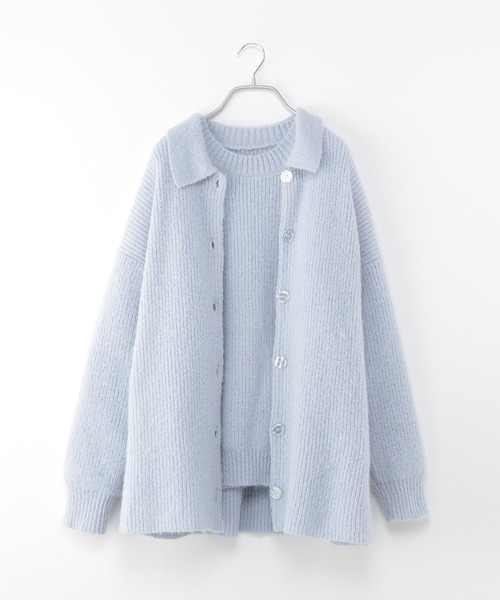 Heather(ヘザー)の「モヘアライク2Pセットニット 255601(ニット/セーター・レディース・ブラウン/イエロー/ブルー・FREE)」の22枚目の写真
