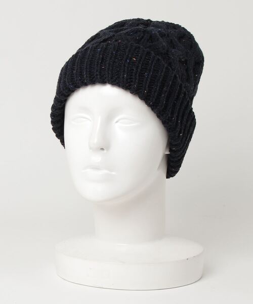 FUNALIVE(ファンアライブ)の「NAKASHIMA SELECT ケーブルネップワッチ(ニットキャップ/ビーニー・メンズ・ブラウン/ベージュ/ワイン/ネイビー/グレー/ブラック/ホワイト・FREE)」の21枚目の写真