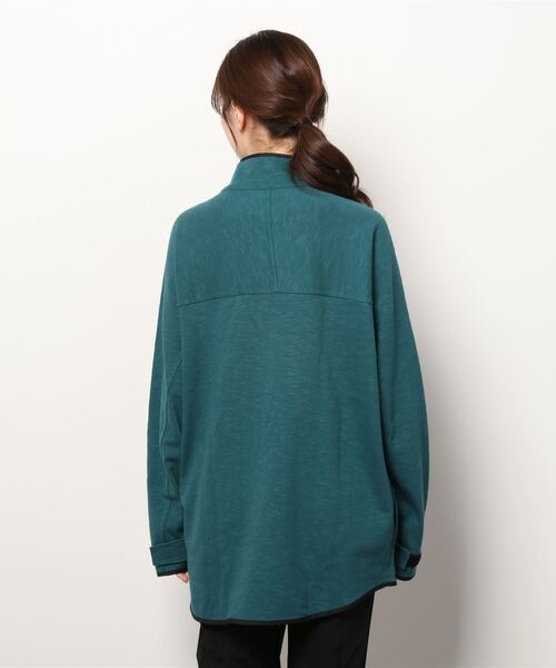 Tieasy（ティージー）の「TIEASY×KAVU/ティージー×カブー　スローシャツ　THROW SHIRT（Tシャツ/カットソー・メンズ・ブルー/ナチュラル/キャメル・L/M）」の5枚目の写真